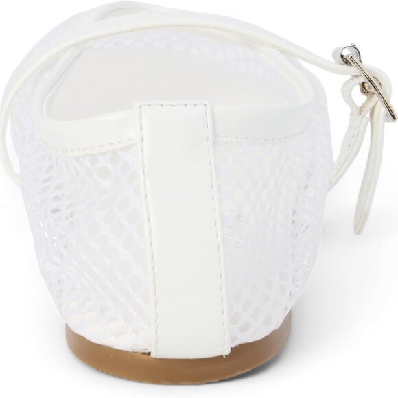 Women’s Ballerina Flats Vegan Mesh Rubber Sole Fabric Slip-On Buckle Size 7 - Picture 3 of 7